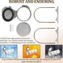 Conduit Carrier Kit Fit 6 Inch PVC Pipe Security Upgraded PVC Conduit Carrier Roof Rack Accessories for Cargo Rack Mounting Hardware Included Pipe Racks for Truck for Providing Extra Storage