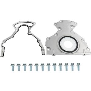 Rear Main Seal Kit Compatible with Chevy Tahoe Suburban Silverado Express Avalanche Cadillac Escalade GMC Yukon Sierra Savana 4.8L 5.3L 6.0L 6.2L Replaces# 635-518 12633579 12639250