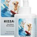 2 x RIZZARI Full Effect Pet Shampoo: for Balanced Skin & Strong Fur - Reduces Shedding and Itching - Long Lasting Freshness Home Grooming