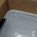 IRIS USA 19 QT Plastic Storage Box with Lid and Latches - 4 Pack - BPA-Free, See-Through Organizing Solution, Durable Nestable Stackable Containers, Secure Pull Handle - Clear