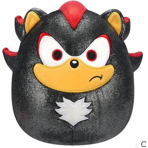 Squishmallows Original 8-Inch Official Jazwares Christmas Holiday Metallic Sonic 2024 Plush Stuffed Animal Toy - Add to Your Squad - Gift for Kids, Girls & Boys (Shadow Sonic)