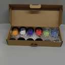 Sand Timer, Hourglass Sand Timers Colorful 1/3/5/10/15/30 Minutes Sandglass Timer with Protective Cover for Classroom Home Office Cooking (Pack of 6) Multicolor (Abs Cover+ Borosilicate Glass Body)