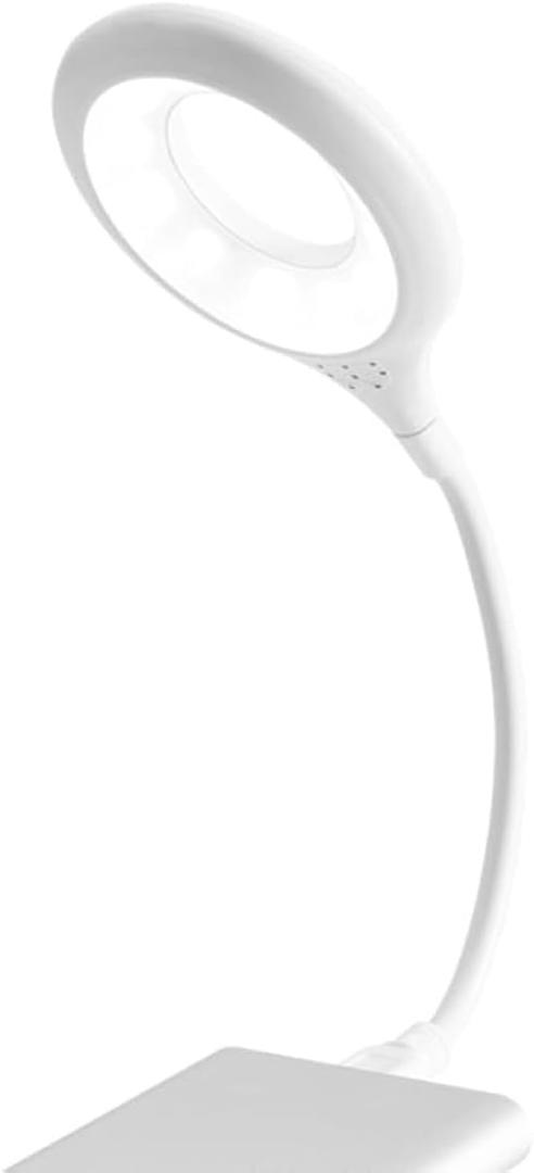 White 2 PCS USB Connection Reading Light -Flexible LED Reading with Gooseneck -12-LEDs -Computer -Ideal for Travel for Laptop Notebook