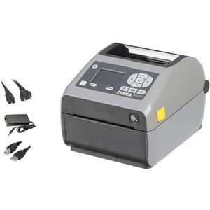 ZTech Zebra ZD620 Barcode and Shipping Label Printer, Direct Thermal, USB Ethernet WiFi - Bluetooth Interfaces, 4 Inch, Power Supply Included 