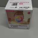 Mini Karaoke Machine, Portable Bluetooth Karaoke Speaker with 2 Wireless Microphones and Party Lights for Kids and Adults, Birthday Gifts for Girls Boys Family Home Party (Black 2 Mics)