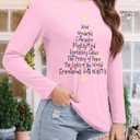 DUTUT Women's Christmas Tree Graphic Tee: Cute Xmas Lights T-Shirt, Merry Christmas Holiday Top S