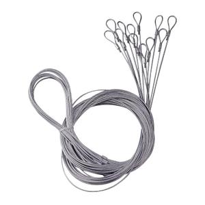 12Pcs Trap Wire (72in 7x7 5/64 Cable) Fits for Traps Extension