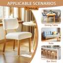 28Pcs Chair Leg Floor Protectors Rectangle for Hardwood Floors Silicone Caps Covers Felt Furniture Pads Clear Chair Sliders, Protect The Floor from Scratches(Fit:L 1.12"-1.5",W 0.75"-1")