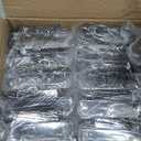 Mototo Acrylic Business Card Holder for Desk, 40 Pack Plastic Business Card Display Clear Business Card Holder Desktop Cards Stand for Home Office Exhibition Desk Table, Fits 30-50 Business Cards