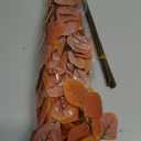 4Pcs Artificial Eucalyptus Leaves Stems 33.8 Eucalyptus Branches Fake Poinsettia Flowers Faux Plants for Home Table Fireplace Party Wedding Thanksgiving Décor (Fall)