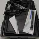 SEYMAC for Samsung Galaxy Tab S10 Ultra 2024/ S9 Ultra/ S8 Ultra Case 14.6 Inch, Heavy Duty Shockproof Protective Case with Screen Protector, Stand, Hand/Shoulder Strap and Pen Holder, Black