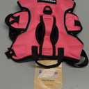 rabbitgoo Escape Proof Dog Harness, Soft Padded Full Body Pet Harness, Reflective Adjustable No Pull Vest with Lift Handle and Leash Clip for Large Dogs Walking Hiking Training, M, Pink (Medium (Pack of 1))