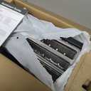 Elite Gourmet ECT-3100 Long Slot 4 Slice Toaster, Reheat, 6 Toast Settings, Defrost, Cancel Functions, Built-in Warming Rack, Extra Wide Slots for Bagels & Waffles, Stainless Steel & Black