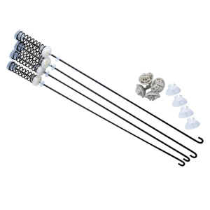 4 Pack W10257087 Washer Suspension Rod Kit Parts Replacement for Whlrlpool OEM Replacement for Keinmore OEM Replacement for Maytiag OEM US