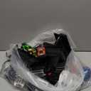 2-in-1 Slot Car Race Track Set with 4 High-Speed Cars, Electric Track, Dual Racing Game with 2 Controllers, Circular Overpass Design Featuring Flash Tracks. Toy Gift for Boys Kids Ages 4-6 6-8 8-12