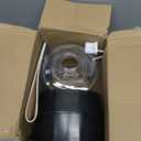 Sfozstra Black 8L Gravity Dog Water Dispenser - Fewer Refills for Multi-Pet Homes, No Power Needed, Spill-Proof, Easy Refill & Maintenance, with Stainless Steel Bowl, for Large Dogs, for Garage/Patio