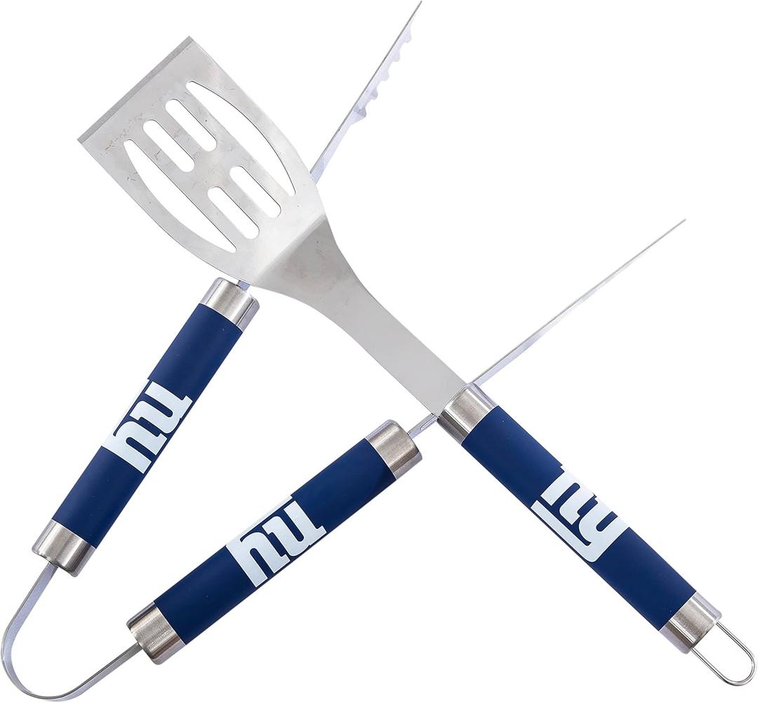 Northwest NFL New York Giants 2-Piece BBQ Utensil Set, One Size, Team Colors