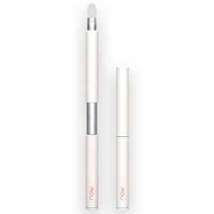 AOU SILICONE TIP BRUSH Compact & Retractable Design for Easy Carry with Rounded Silicone Tip