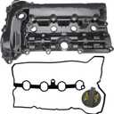 MITZONE Valve Cover Compatible with Mazda 3 2014-2018 Mazda 6 2014-2020 CX5 2014-2017 CX-30 2020 2.5L L4 L4 Naturally Aspirated Replace PY0110210A