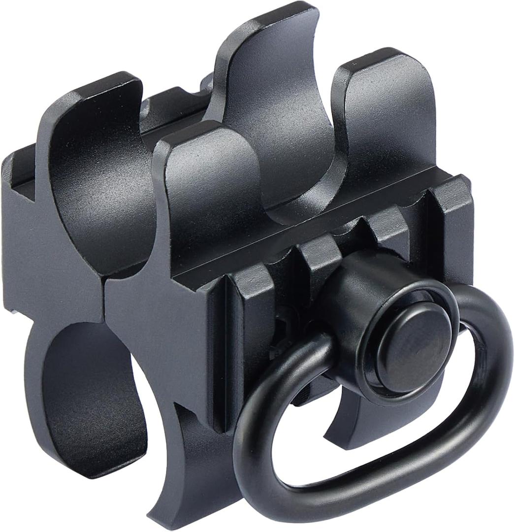 Barrel Clamp Mount Installation Light Mount 3-Slot Picatinny Rail Mount for Shotgun