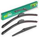 24" 20" 11" Windshield Wiper Blades Replacement for Kia Soul 2010-2019 / Kia Sorento 2011-2015 Premium All Weather Front Rear Wipers Set - OEM Quality (Pack of 3)