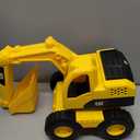 CAT Construction Toys CAT Construction Tough Rigs 15" Dump Truck & Excavator Set Toys 2 Pack Ages 3+ | Kid Powered Caterpillar Vehicle Set | Indoor or Ourdor Play | No Batteries Required