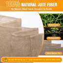 Natural Jute Burlap Roll, 40 Inch x 40 Ft High Density Biodegradable Cloth