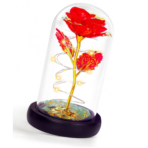 Childom Mothers Day Flowers Gifts for Mom from Daughter Son,Birthday Gifts for Women Mom Grandma Wife,Flowers for Delivery Prime,Rotating Purple Light Up Rose in A Glass Dome,Wedding Valentines Gifts