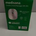 Medisana Hand Massager with Heat and Compression, Cordless Hand Massager for Arthritis and Carpal Tunnel Relief, Knuckle Stretching Massage, Birthday Christmas Gifts for Men Women Dad Mom-White