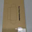 Veharvim Sun Visor Extender for Car (Polarized, UV400, PC Lens, 2 Side Sunshade), Car Visor Extender Sun Blocker, Visor Extender Attachment, Anti-Glare for Safe Driving (1 Pack, Black)