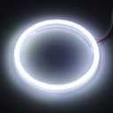 1 Pair Angle Eyes Led DRL Halo 60mm 70mm 80mm 90mm 100mm COB Chips Headlight DRL for Motorcycle Car(90mm)