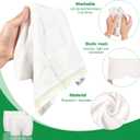 12 Pack Mesh Underwear Postpartum Must Have Hospital Provide Washable Breathable Undies for Delivery, Surgical,Traveling (2XL/3XL(14-42 in)) White