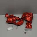 Giegxin 2 Pcs Large Red Lighted Christmas Bows with Lights for Wreath and Tree Topper, 18x F10 Inch Pre Lit Red Wreath Bow Light up for Christmas Decorations for Front Door Windows Outdoor Indoor