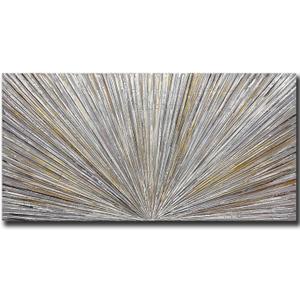 AZAVY Art,24X48Inch Colorful Textured Hand Painted Framed Wall Art Modern Canvas Art Abstract Horizontal Oil Painting Contemporary Artwork for Living Room