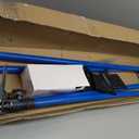 Dust Barrier Poles,10 Ft Dust Containment Pole (Pack of 4) with 2 Heavy-Duty Zippers for Dust Barriers (Blue)