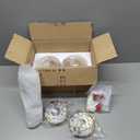 Wall Sconces Vintage Fixture Light, Vanity Lights for Bathroom, Modern Wall Light Fixtures, Metal Sconces Wall Lighting with Glass Shade, Farmhouse Wall Lamp for Bedroom Living Room (2 PACK, Tulip Amber)