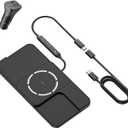 Wireless Charger Car Magnetic Charging pad Fast Wireless Phone Charger Cell Phone Cordless Charging mat Compatible with iPhone 16/15/14/13/12, Airpods Earbuds(C11MAG)