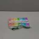 Sukuos AM PM Weekly Pill Organizer 2 Times A Day, Large Daily Pill Box Case 7 Day with Easy Push Button Design, Detachable Medicine Holder for Vitamin/Fish Oil/Supplements (Rainbow)