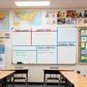 Magnetic Tape for Whiteboard in Classsroom&Office,Fine Line Gridding Tape 1/5",Teacher Supplies.Black/White/Red/Yellow/Blue/Green,Each 40 yd Per Roll(Total 240 Yards/720 Feet For Large Board)