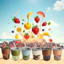 2 x 13oz Avocado Green Iced Coffee Cup with Plastic Lid, Vegan Leather Sleeve, Glass Tumbler with Straw and Lid, Matcha Cup, Hot and Cold Drink, Espresso Mug, (1 Count)