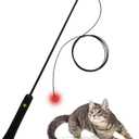 THE WAYS Lumiwhisker Cat Toys for Indoor Cats, LED Light Wand Toy