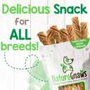 Nature Gnaws Tripe Twists for Dogs 4-5" (20 Count) - Crunchy Grain Free Reward Snack for Small, Medium & Large Breeds - Natural Beef Dog Chew Treats - Rawhide Free