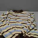GORGLITTER Women's Button Up Striped Sweater Cardigan Lightweight Long Sleeve Crewneck Fall Trendy 2025 Knitwear Tops (M)