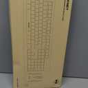 TECKNET Wireless Keyboard and Mouse Combo, Full-Size Ergonomic Keyboard & Optical Mouse, Low-Noise Typing & Clicking,Long Battery Life,Spill-Resistant,2.4G Lag-Free USB Receiver for PC,Laptop,Computer (Black)