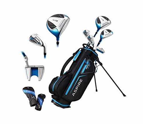 Aspire Xlite Super Performance Precise Junior Golf Club Set, Blue Set for Ages 6 to 8, Right Handed