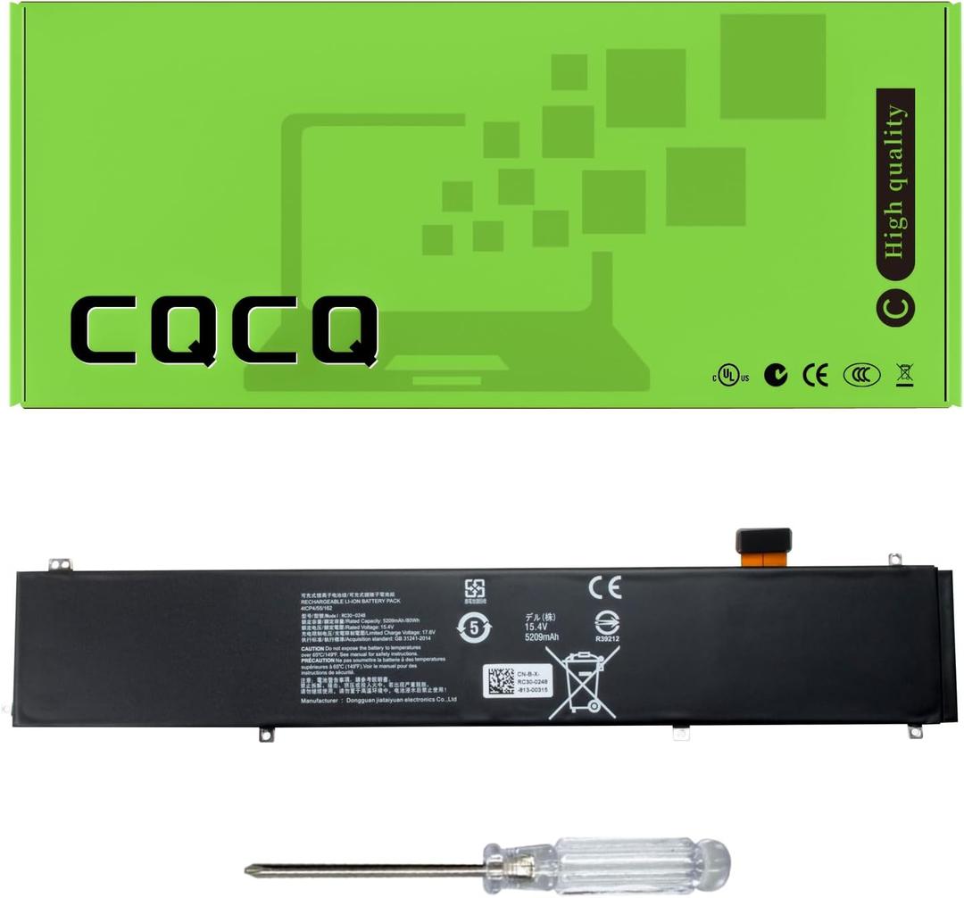 RC30-0248 Laptop attery For Razer Blade Advanced 15 2018 2019 2020 2021 RTX 2060 2070 2080 RZ09-0238 RZ09-02385 RZ09-02386 RZ09-0301 RZ09-02486 RZ09-0288 RZ09-02886 RZ09-02887 RZ09-0367 RZ09-03135