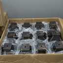 12 Pcs 13" Wedding Lanterns LED Hanging Lights Lanterns LED Vintage Decorative Lantern Rustic Farmhouse Home Decor Lantern Table Centerpiece for Wedding, Bridal Shower, Anniversary Party (Bronze)