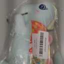 Baby Dino Plush Soft Stuffed Animal Toy for 0-3-6-12+ Months,Infant Musical Toy with Rattle,Squeaker,Sensory Crinkle,Teether & Textures,Tummy Time Toys Christmas Baby Gift for Newborn Girl Boy (Blue)