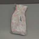 Quilted Makeup Bag Large Travel Zipper Soft Cosmetic Pouch for Women Girls Make Up,Bow Pink