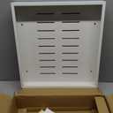 Adjustable Width Pull Out Cabinet Organizer, Slide Out Storage Drawer with 3 Slide Rails, Stretchable Carbon Steel Kitchen Cabinet Slide Out Drawer for Pantry, Bathroom